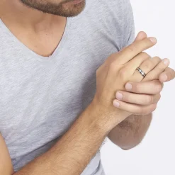 JOURDAN Bague Jonc Maewen Acier Blanc* Bagues|Bagues Sans Pierre