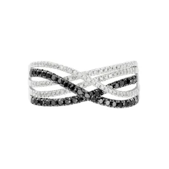 Best Histoire d'Or Bague Julianne Or Blanc Diamant