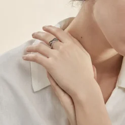 Best Histoire d'Or Bague Julianne Or Blanc Diamant