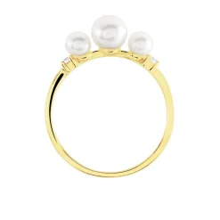 Sale Histoire d'Or Bague Jwan Or Jaune Perle De Culture