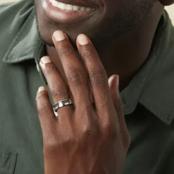 JOURDAN Bague Karly Acier Blanc* Bagues|Bagues Sans Pierre