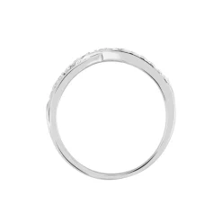 Clearance Histoire d'Or Bague Kassandre Argent Blanc Oxyde De Zirconium