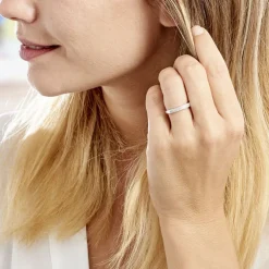 Outlet Histoire d'Or Bague Kelsy Argent Blanc Oxyde De Zirconium