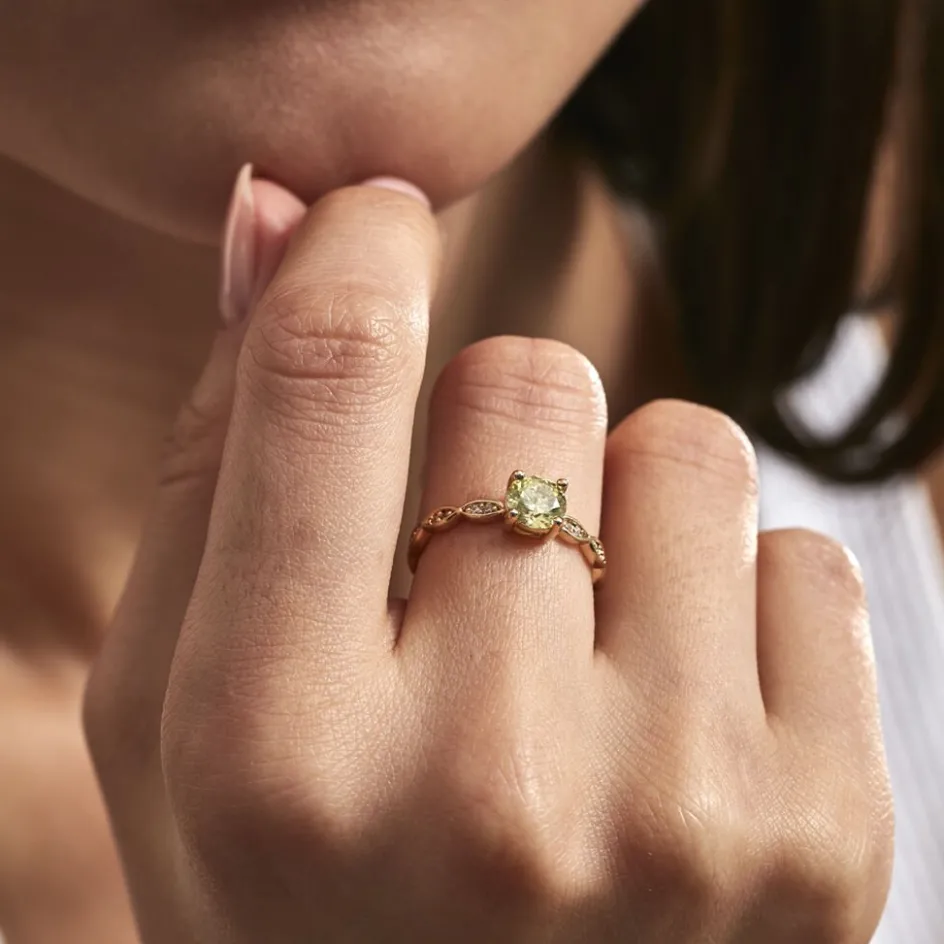 Histoire d'Or Bague Kurt Plaqué Or Jaune Oxyde De Zirconium* Bagues|Bagues Fantaisie