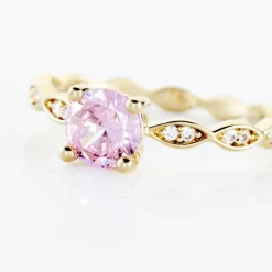 Best Histoire d'Or Bague Kurt Plaqué Or Jaune Oxyde De Zirconium plaqué or jaune oxyde rose