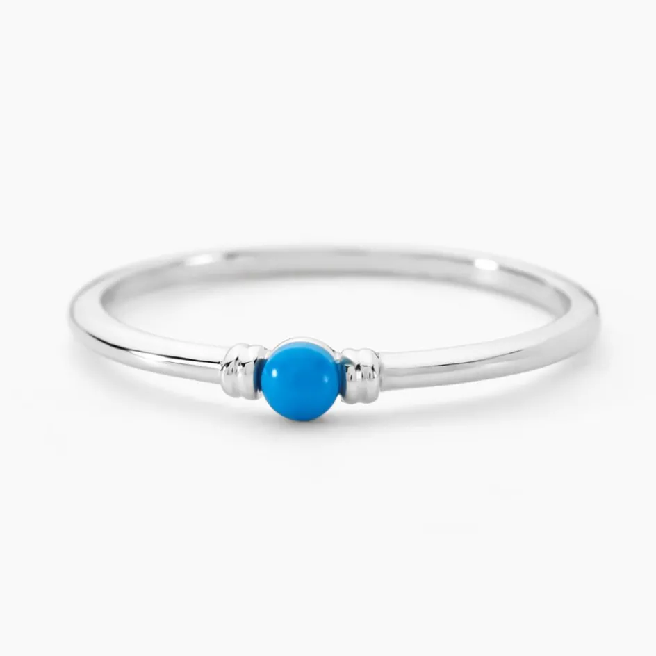 Sale Histoire d'Or Bague Laelle Argent Blanc Turquoise