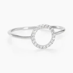 Online Histoire d'Or Bague Laureen Argent Blanc Oxyde De Zirconium
