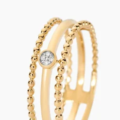 Sale Histoire d'Or Bague Lazzaro Or Jaune Diamant