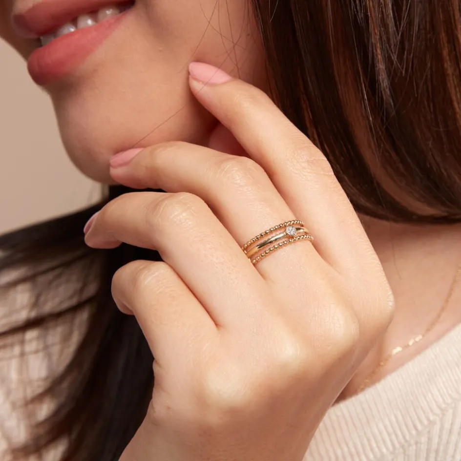 Sale Histoire d'Or Bague Lazzaro Or Jaune Diamant