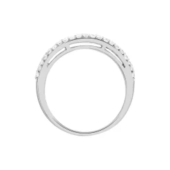 Outlet Histoire d'Or Bague Leanne Argent Blanc Oxyde De Zirconium