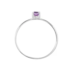 Clearance Histoire d'Or Bague Lily Or Blanc Amethyste or blanc amethyste violette