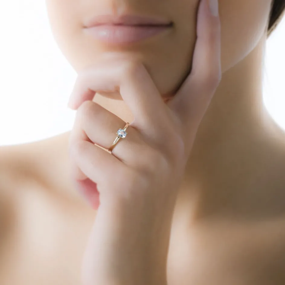 Discount Histoire d'Or Bague Lily Or Jaune Rubis