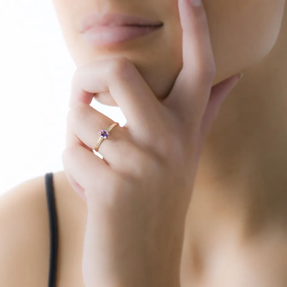 Sale Histoire d'Or Bague Lily Or Rose Saphir