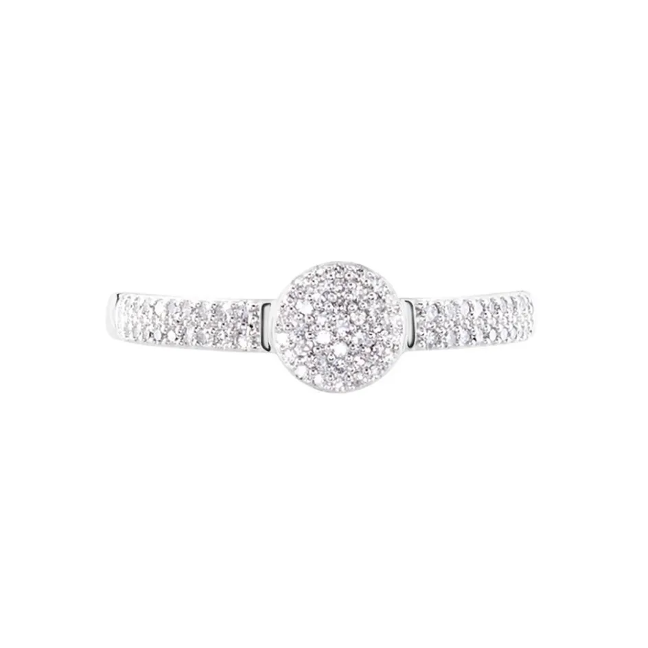 Outlet Histoire d'Or Bague Lisyae Or Blanc Diamants