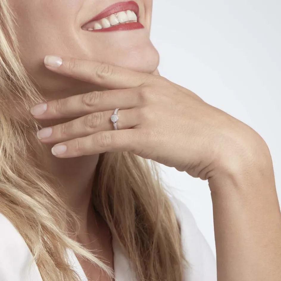 Outlet Histoire d'Or Bague Lisyae Or Blanc Diamants