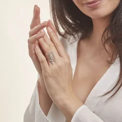 Discount Histoire d'Or Bague Lizon Argent