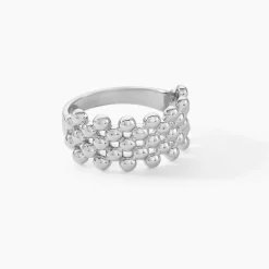 Discount Histoire d'Or Bague Louisette Argent Blanc