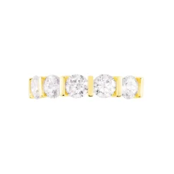 Discount Histoire d'Or Bague Lyana Or Jaune Oxyde De Zirconium