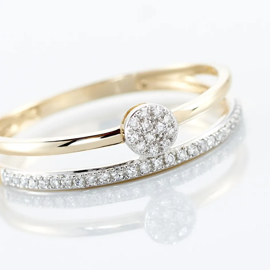 Outlet Histoire d'Or Bague Maellys Or Jaune Diamant