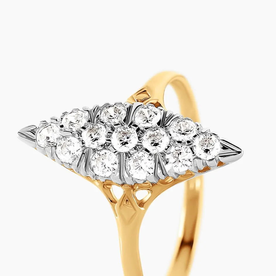 Discount Histoire d'Or Bague Marchioness Or Jaune Oxyde De Zirconium