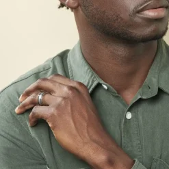 Best JOURDAN Bague Margalith Acier Blanc