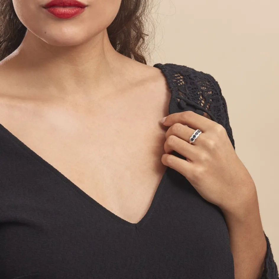 New Histoire d'Or Bague Margaux Et Diamant or jaune saphir