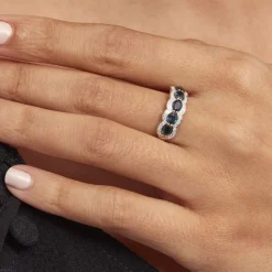 New Histoire d'Or Bague Margaux Et Diamant or jaune saphir