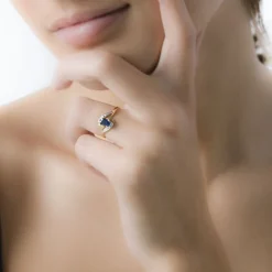 Best Histoire d'Or Bague Maria-serena or jaune saphir