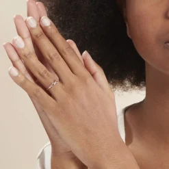 Online Histoire d'Or Bague Martta Argent Blanc