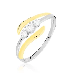 Clearance Histoire d'Or Bague Mayline Or Bicolore Diamant