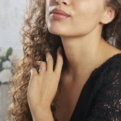 Best Histoire d'Or Bague Mechte Argent Oxydes De Zirconium