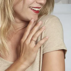 Discount Histoire d'Or Bague Messina argent rose