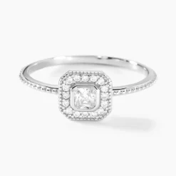 Outlet Histoire d'Or Bague Micarla Argent Blanc Oxyde De Zirconium