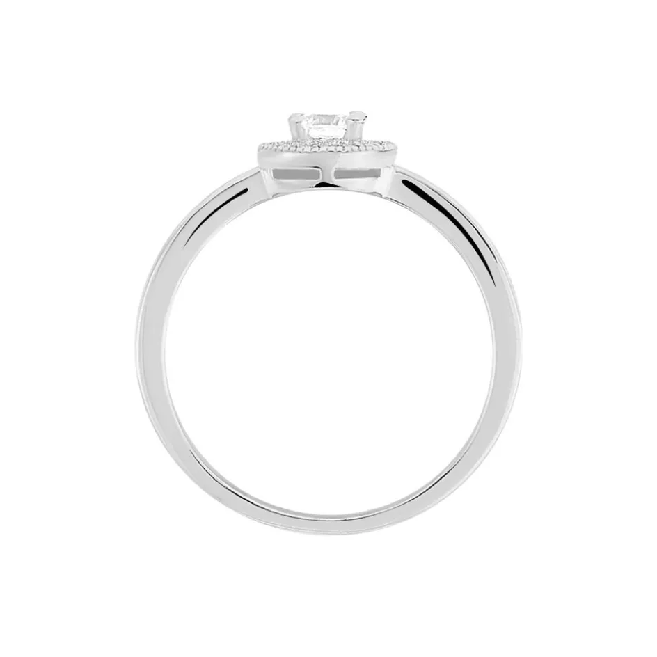 Sale Histoire d'Or Bague Mélissande Argent Blanc Oxyde De Zirconium