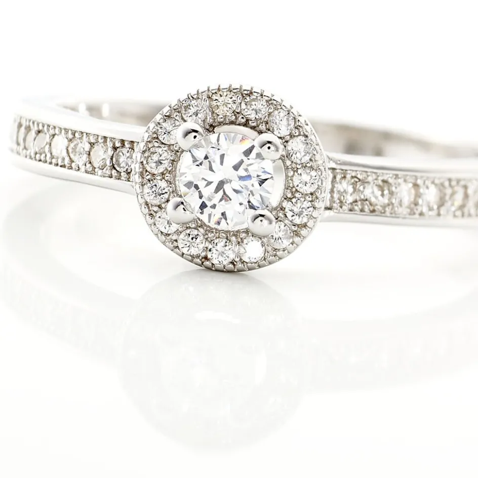 Sale Histoire d'Or Bague Mélissande Argent Blanc Oxyde De Zirconium