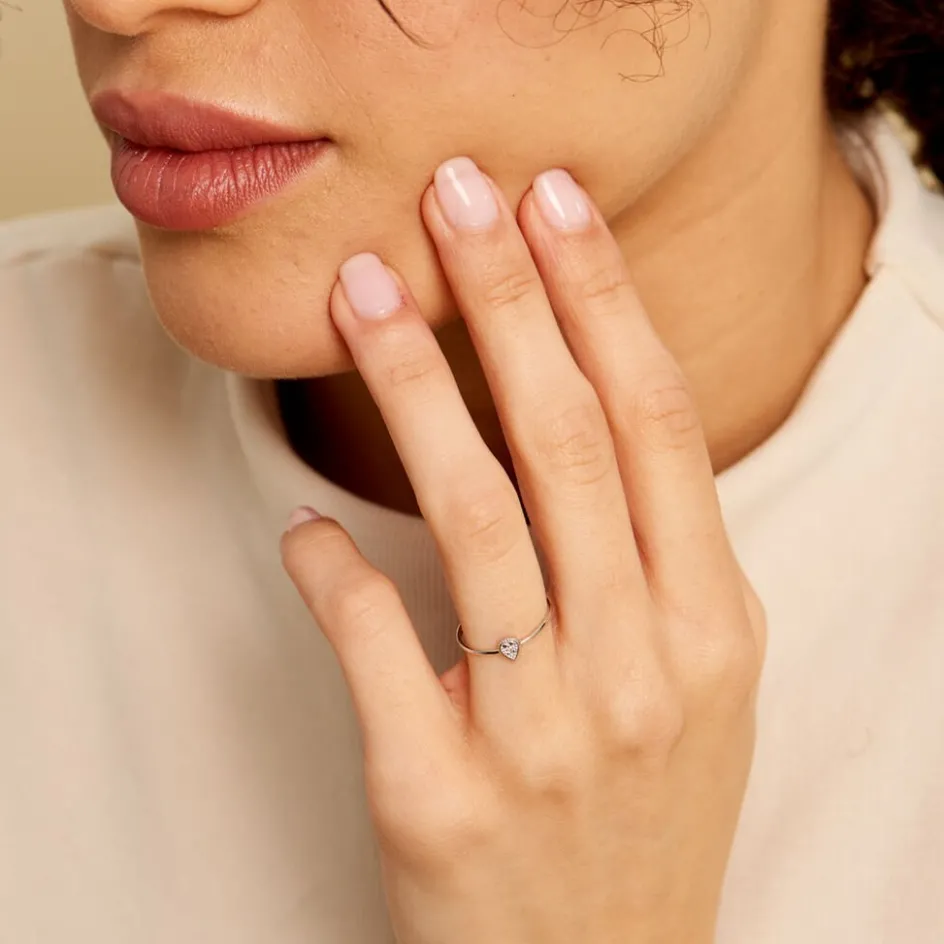 Discount Histoire d'Or Bague Mon 1er Diamant or blanc diamant