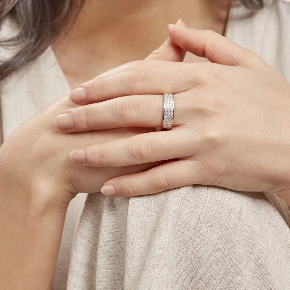 Sale Histoire d'Or Bague Morjana Or Jaune Oxyde De Zirconium