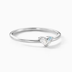 Sale Histoire d'Or Bague Myhalf Argent Blanc Oxyde De Zirconium argent blanc oxyde bleu sky