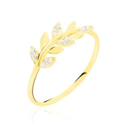 Clearance Histoire d'Or Bague Nahia Or Jaune Oxyde De Zirconium