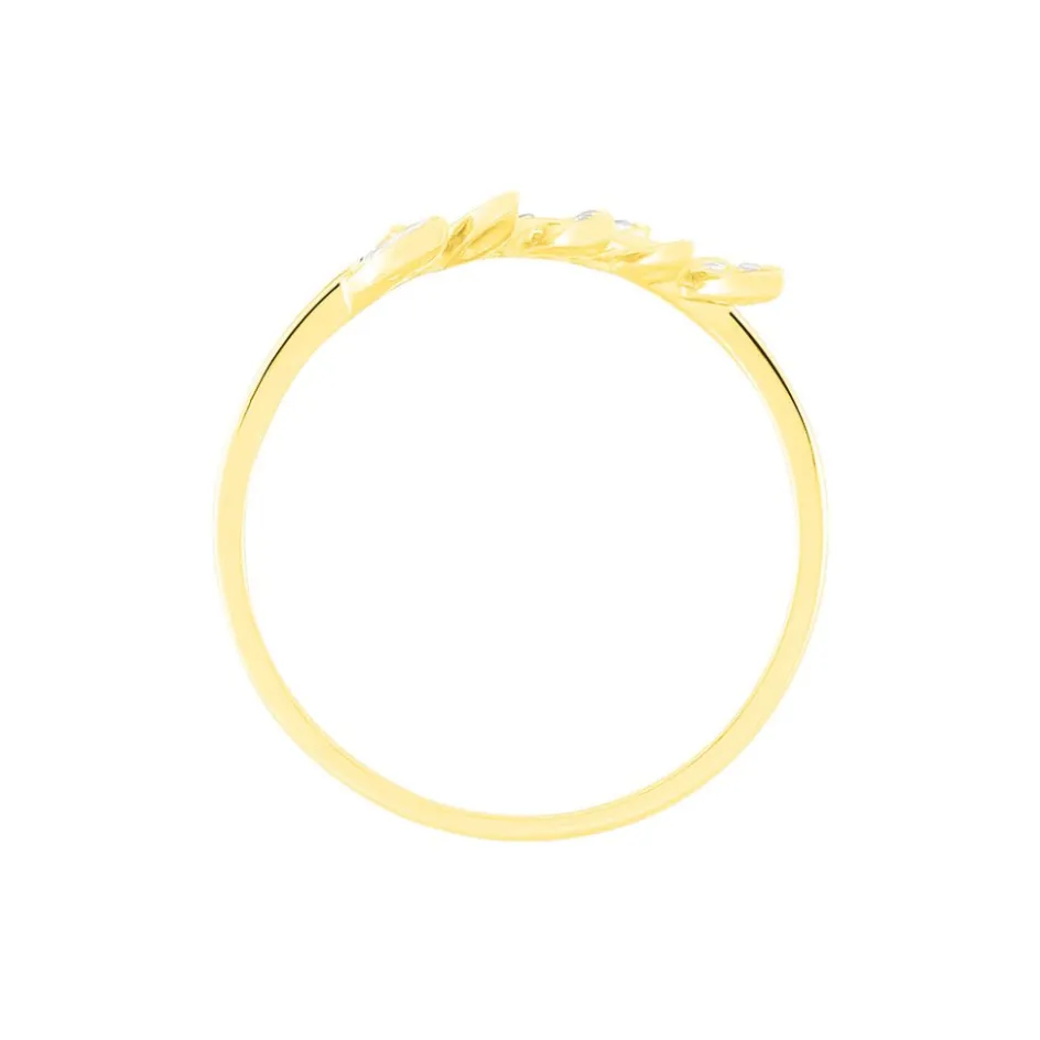 Clearance Histoire d'Or Bague Nahia Or Jaune Oxyde De Zirconium