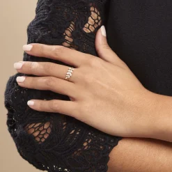 Clearance Histoire d'Or Bague Nahia Or Jaune Oxyde De Zirconium