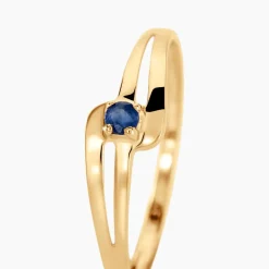 Discount Histoire d'Or Bague Nesryne Or Jaune Saphir or jaune saphir noir