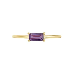 Clearance Histoire d'Or Bague Nottingham Or Jaune Améthyste or jaune améthyste violet