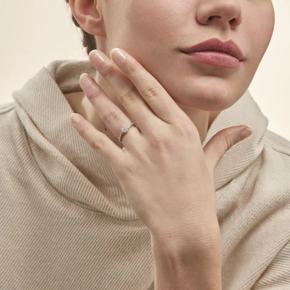 Best Histoire d'Or Bague Nusa Or Blanc Diamant