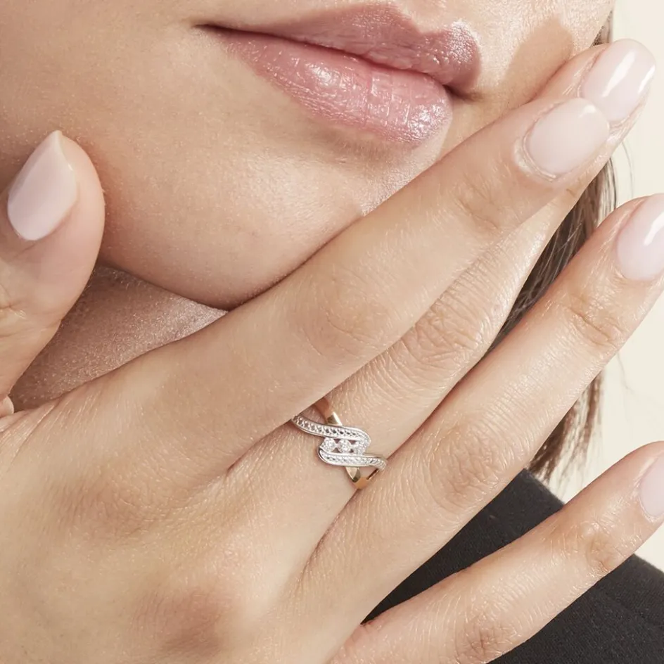 Outlet Histoire d'Or Bague Or Bicolore Aatu Diamants