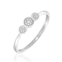 Discount Histoire d'Or Bague Or Blanc Abital Diamants