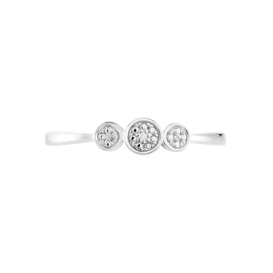 Discount Histoire d'Or Bague Or Blanc Abital Diamants