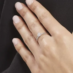 Clearance Histoire d'Or Bague Or Blanc Addie Diamants