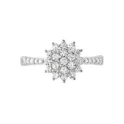 Clearance Histoire d'Or Bague Or Blanc  Chouchana Diamant Synthetique