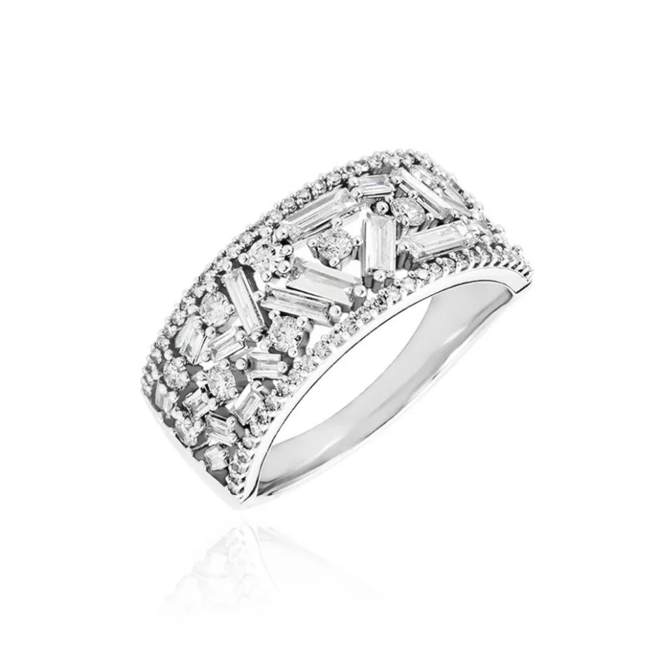 Outlet Histoire d'Or Bague Or Blanc Collection 1986 Diamants